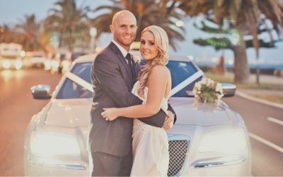 Silver Limousine Hire – Melbourne Wedding