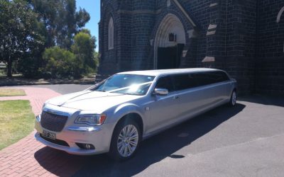 Elegant Silver Limousine Hire – South Melbourne Wedding Inspiration